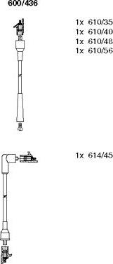 Bremi 600/436 - Set kablova za paljenje www.molydon.hr