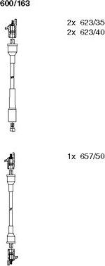 Bremi 600/163 - Set kablova za paljenje www.molydon.hr