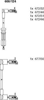 Bremi 600/124 - Set kablova za paljenje www.molydon.hr