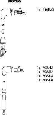 Bremi 600/395 - Set kablova za paljenje www.molydon.hr