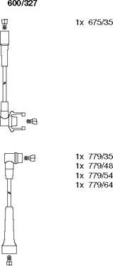 Bremi 600/327 - Set kablova za paljenje www.molydon.hr