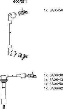 Bremi 600/371 - Set kablova za paljenje www.molydon.hr