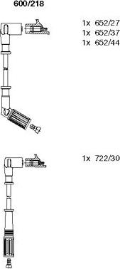 Bremi 600/218 - Set kablova za paljenje www.molydon.hr