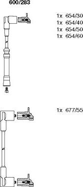 Bremi 600/283 - Set kablova za paljenje www.molydon.hr