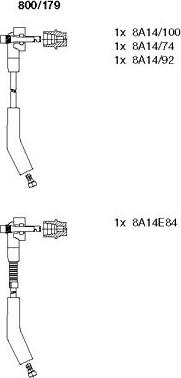 Bremi 800/179 - Set kablova za paljenje www.molydon.hr