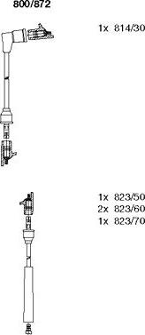 Bremi 800/872 - Set kablova za paljenje www.molydon.hr