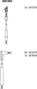 Bremi 800/258 - Set kablova za paljenje www.molydon.hr