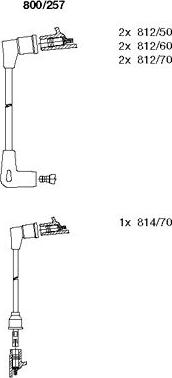 Bremi 800/257 - Set kablova za paljenje www.molydon.hr