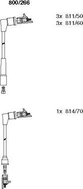 Bremi 800/266 - Set kablova za paljenje www.molydon.hr