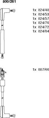 Bremi 800/261 - Set kablova za paljenje www.molydon.hr