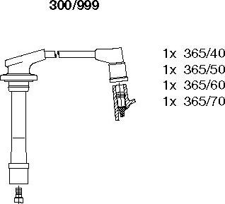 Bremi 300/999 - Set kablova za paljenje www.molydon.hr