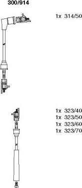 Bremi 300/914 - Set kablova za paljenje www.molydon.hr