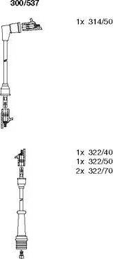 Bremi 300/537 - Set kablova za paljenje www.molydon.hr