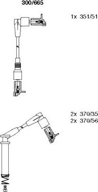 Bremi 300/665 - Set kablova za paljenje www.molydon.hr