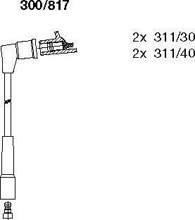 Bremi 300/817 - Set kablova za paljenje www.molydon.hr