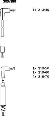 Bremi 300/399 - Set kablova za paljenje www.molydon.hr