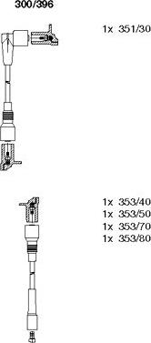 Bremi 300/396 - Set kablova za paljenje www.molydon.hr