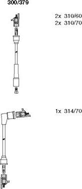 Bremi 300/379 - Set kablova za paljenje www.molydon.hr