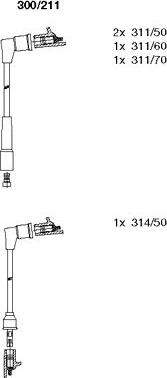 Bremi 300/211 - Set kablova za paljenje www.molydon.hr