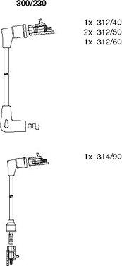 Bremi 300/230 - Set kablova za paljenje www.molydon.hr