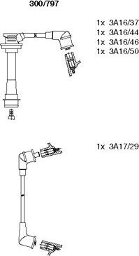 Bremi 300/797 - Set kablova za paljenje www.molydon.hr