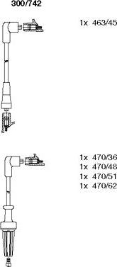 Bremi 300/742 - Set kablova za paljenje www.molydon.hr