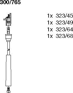 Bremi 300/765 - Set kablova za paljenje www.molydon.hr