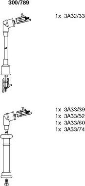 Bremi 300/789 - Set kablova za paljenje www.molydon.hr