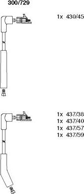 Bremi 300/729 - Set kablova za paljenje www.molydon.hr