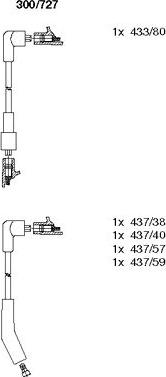 Bremi 300/727 - Set kablova za paljenje www.molydon.hr