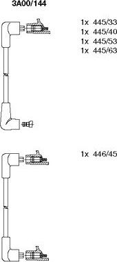 Bremi 3A00/144 - Set kablova za paljenje www.molydon.hr