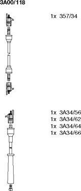 Bremi 3A00/118 - Set kablova za paljenje www.molydon.hr