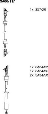 Bremi 3A00/117 - Set kablova za paljenje www.molydon.hr