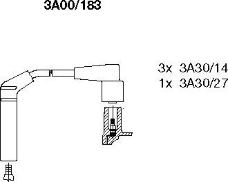 Bremi 3A00/183 - Set kablova za paljenje www.molydon.hr