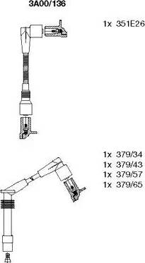 Bremi 3A00/136 - Set kablova za paljenje www.molydon.hr