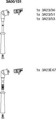 Bremi 3A00/131 - Set kablova za paljenje www.molydon.hr