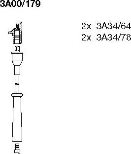 Bremi 3A00/179 - Set kablova za paljenje www.molydon.hr