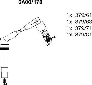 Bremi 3A00/178 - Set kablova za paljenje www.molydon.hr