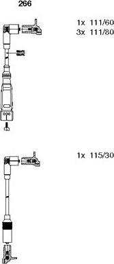 Bremi 266 - Set kablova za paljenje www.molydon.hr