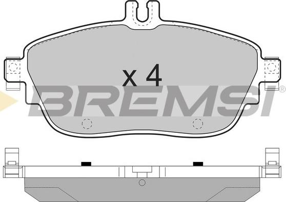 Bremsi BP3496 - Komplet Pločica, disk-kočnica www.molydon.hr