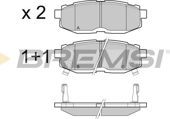 TRW Engine Component GDB3442 - Komplet Pločica, disk-kočnica www.molydon.hr