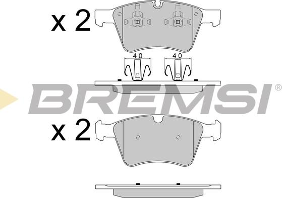 Bremsi BP3590 - Komplet Pločica, disk-kočnica www.molydon.hr