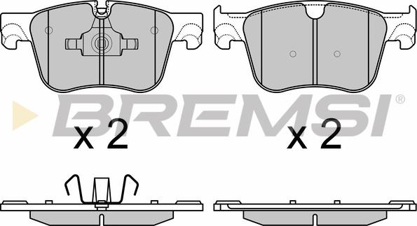 Bremsi BP3598 - Komplet Pločica, disk-kočnica www.molydon.hr