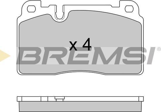 Bremsi BP3592 - Komplet Pločica, disk-kočnica www.molydon.hr