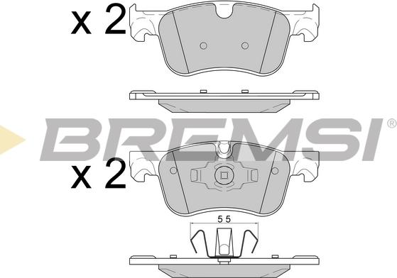 Bremsi BP3597 - Komplet Pločica, disk-kočnica www.molydon.hr