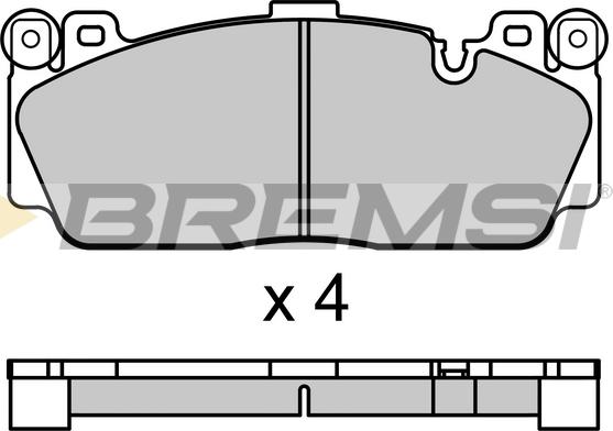 Bremsi BP3691 - Komplet Pločica, disk-kočnica www.molydon.hr