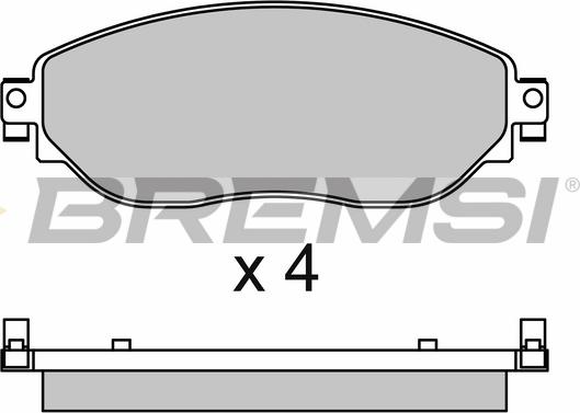 Bremsi BP3653 - Komplet Pločica, disk-kočnica www.molydon.hr