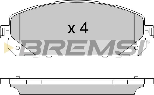 Bremsi BP3605 - Komplet Pločica, disk-kočnica www.molydon.hr