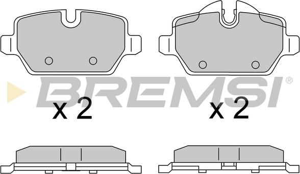 Bremsi BP3616 - Komplet Pločica, disk-kočnica www.molydon.hr