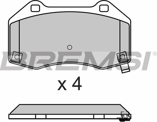 Bremsi BP3675 - Komplet Pločica, disk-kočnica www.molydon.hr